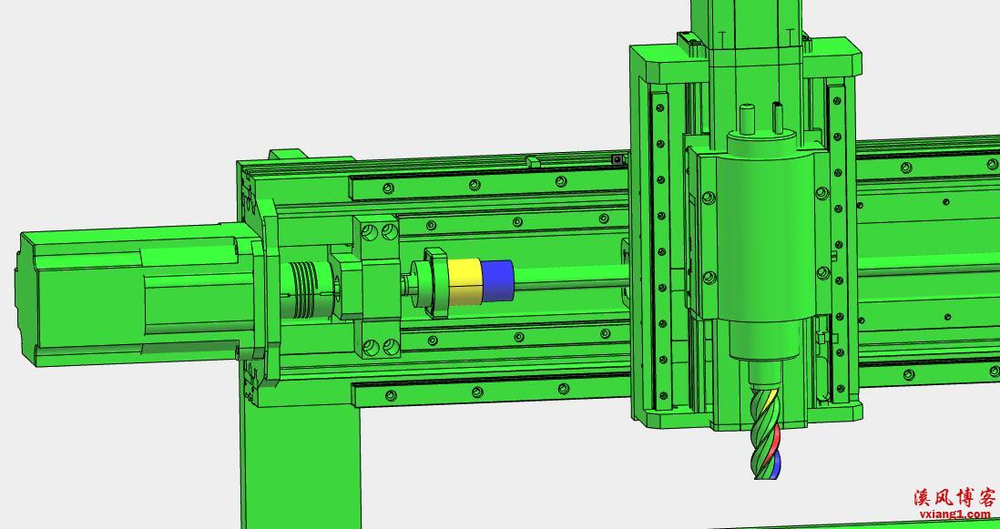 【每日一图】3轴CNC数控机床UG模型3D模型下载学习-非标设计-数控机床设计