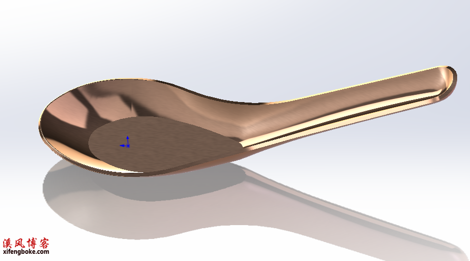 SolidWorks曲面建模实例：勺子汤勺的建模