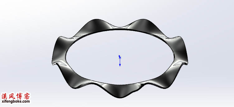 SolidWorks练习题之波形垫片的建模，曲面命令的应用实例