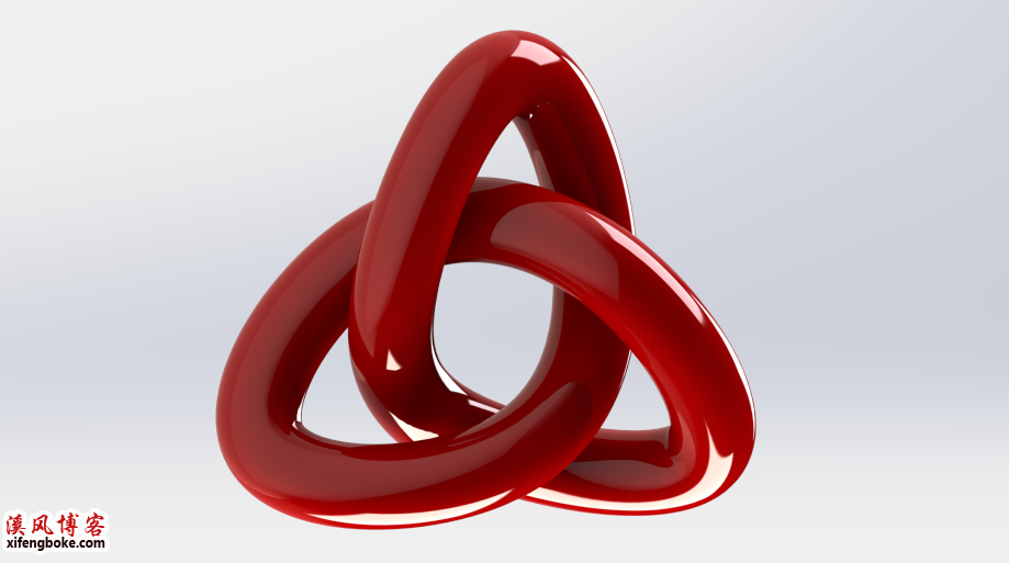 SolidWorks建模练习之缠绕三角环的绘制，3D草图又一种画法