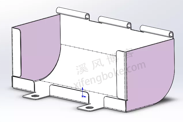 SolidWorks<strong><mark>钣金练习题</mark></strong>：钣金箱子，添加薄片的技巧要学会