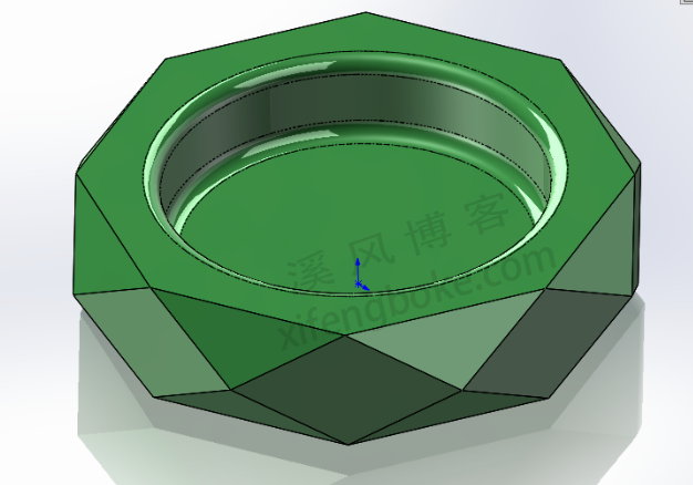 SolidWorks建模练习之烟灰缸的建模，不同的切除方法一起感受