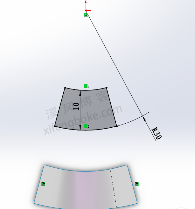 SolidWorks练习题之锯齿形垫片，类似扇叶也可以画  第9张