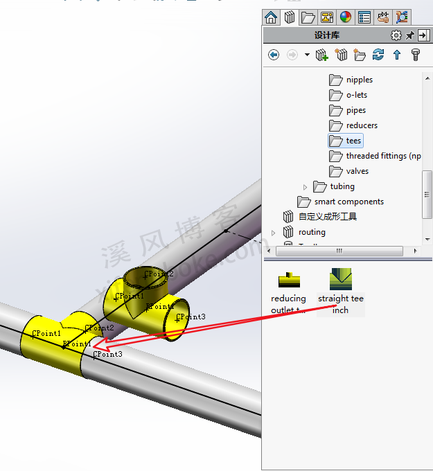 SolidWorks练习题之布管管道训练，routing案例  第9张