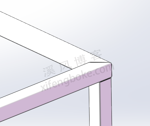 SolidWorks焊件教程之型材边角处理方法汇总，剪裁延伸和自动边角处理 第13张