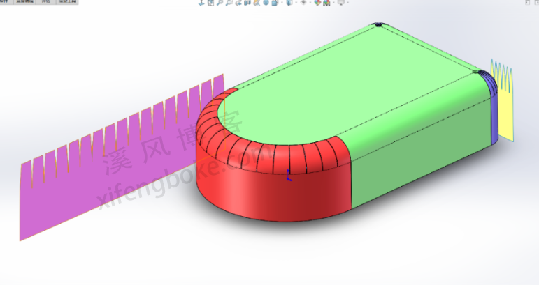 SolidWorks大圆角圆弧钣金展开分享，曲面展平了解一下