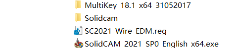 solidcam2021安装教程