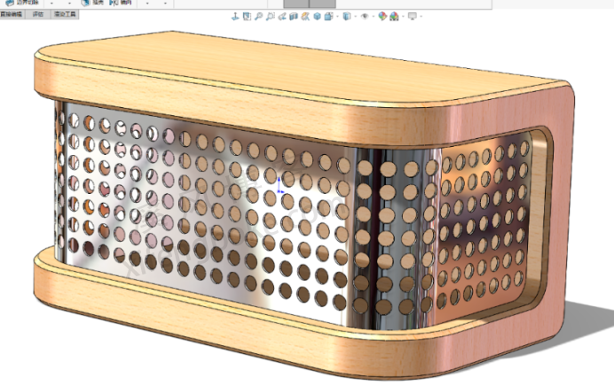 SolidWorks练习题之钣金网格箱的绘制，打孔常规操作