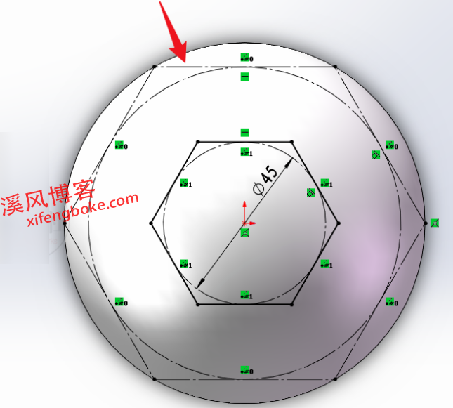 SolidWorks练习题之球面曲线建模，曲线思路拓展  第4张