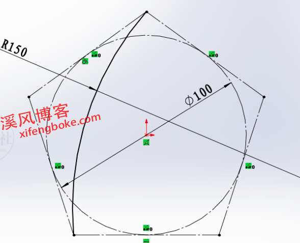SolidWorks练习题之交叉三角形五角星的建模，3D草图绘制方法  第3张