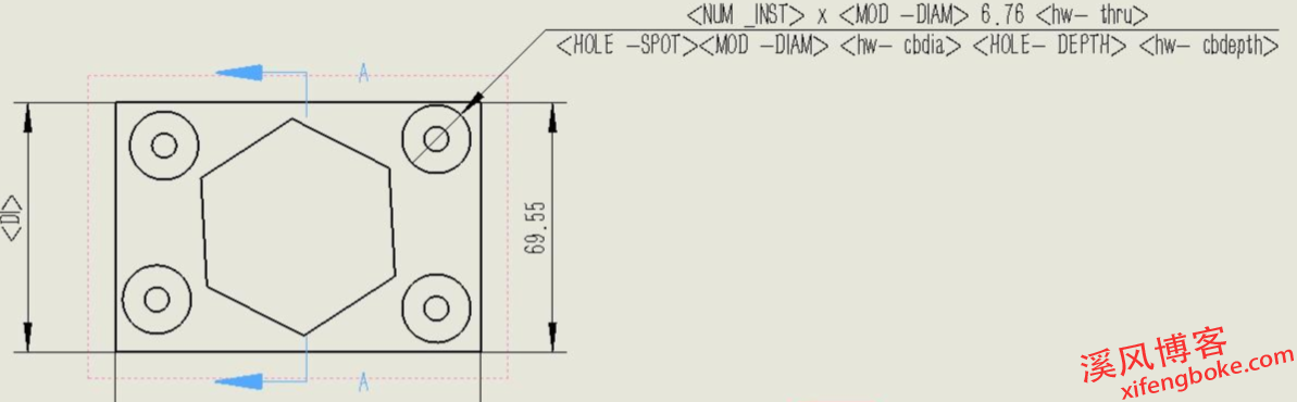 SolidWorks工程图孔标注出现一堆字母怎么办？