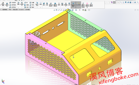 SolidWorks钣金拆图练习题，实体转钣金