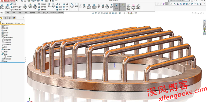 SolidWorks练习题之手提盖建模，随形变化实战练习