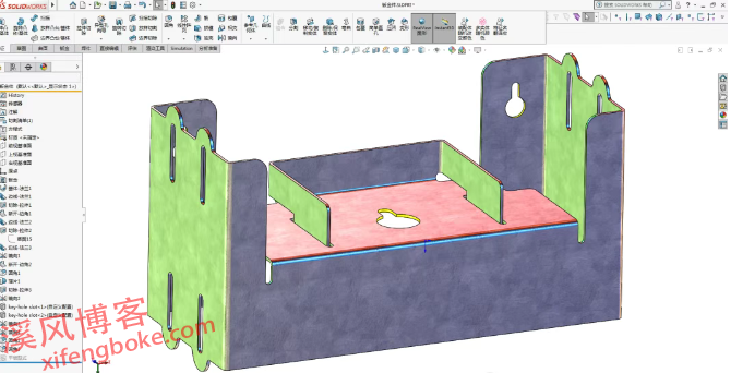 SolidWorks钣金练习题之复杂钣金零件减少焊接